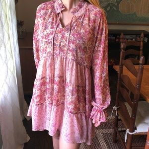 Vici Pink Ruffle Dress!